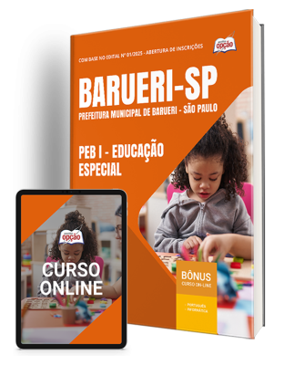 Apostila Prefeitura de Barueri - SP 2025 - PEB I - Educação Especial