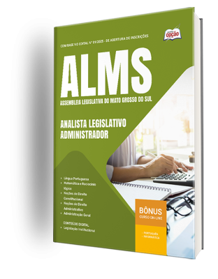 Apostila ALEMS 2025 - Analista Legislativo - Administrador