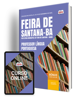 Apostila Prefeitura de Feira de Santana - BA 2026 - Professor de Língua Portuguesa