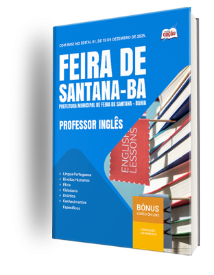 Apostila Prefeitura de Feira de Santana - BA 2026 - Professor de Inglês