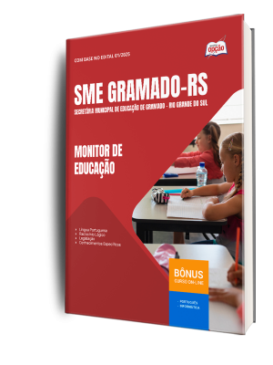Apostila SME Gramado-RS 2026 - Monitor de Educação