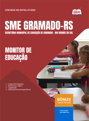 Apostila SME Gramado-RS 2026 - Monitor de Educação