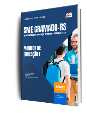 Apostila SME Gramado-RS 2026 - Monitor de Educação I