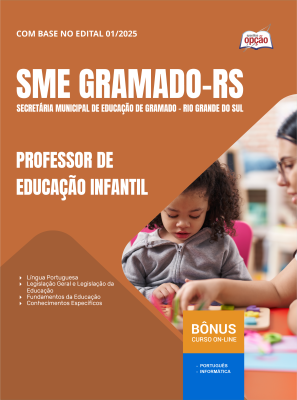 Apostila SME Gramado-RS 2026 - Professor de Educação Infantil
