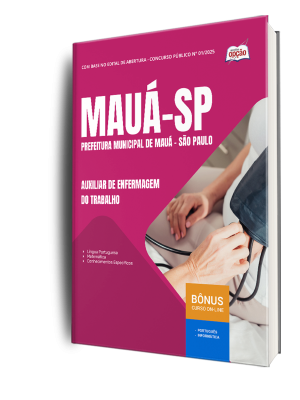 Apostila Prefeitura de Mauá - SP 2026 - Auxiliar de Enfermagem do Trabalho