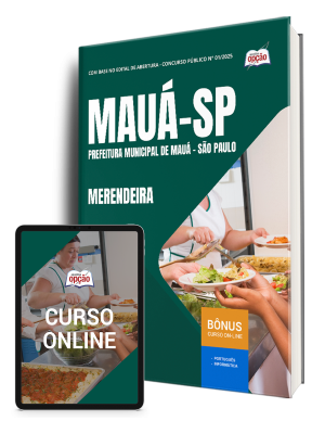 Apostila Prefeitura de Mauá - SP 2026 - Merendeira