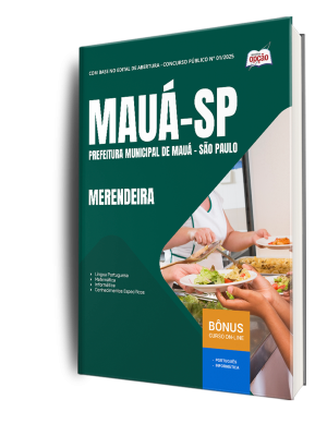Apostila Prefeitura de Mauá - SP 2026 - Merendeira