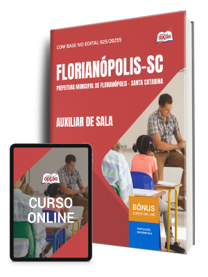 Apostila Prefeitura de Florianópolis - SC 2026 - Auxiliar de Sala