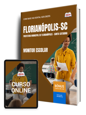 Apostila Prefeitura de Florianópolis - SC 2026 - Monitor Escolar