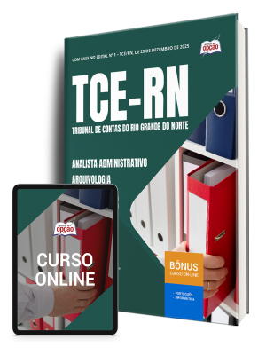 Apostila TCE-RN 2026 - Analista Administrativo - Especialidade: Arquivologia