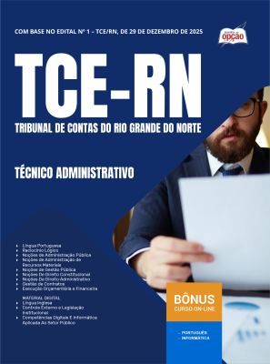 Apostila TCE-RN 2026 - Técnico Administrativo