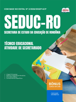 Apostila SEDUC-RO 2026 - Técnico Educacional