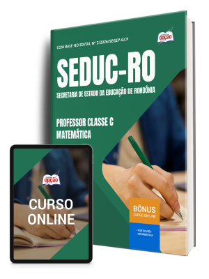 Apostila SEDUC-RO 2026 - Professor Classe C - Matemática
