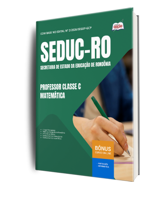 Apostila SEDUC-RO 2026 - Professor Classe C - Matemática