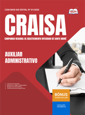 Apostila CRAISA-SP 2026 - Auxiliar Administrativo
