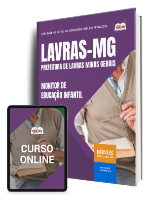 Apostila Prefeitura de Lavras - MG 2026 - Monitor de Educação Infantil
