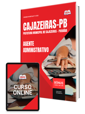 Apostila Prefeitura de Cajazeiras-PB 2026 - Agente Administrativo