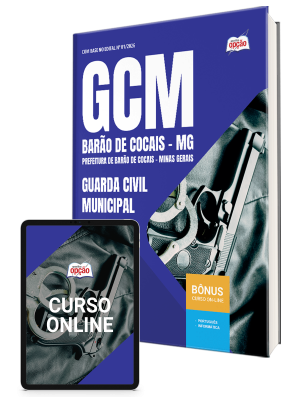 Apostila Prefeitura de Barão de Cocais-MG 2026 - Guarda Civil Municipal