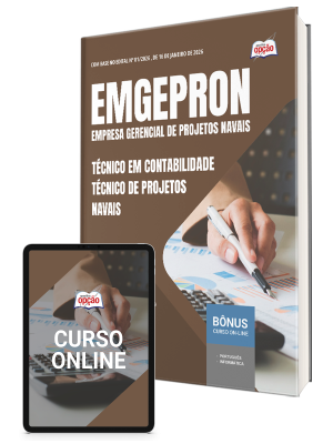 Apostila EMGEPRON 2026 - Técnico de Projetos Navais - Técnico de Contabilidade
