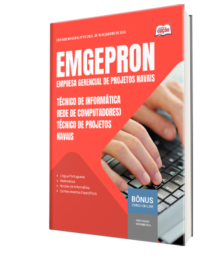 Apostila EMGEPRON 2026 - Técnico de Projetos Navais - Técnico de Informática