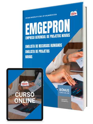 Apostila EMGEPRON 2026 - Analista de Projetos Navais - Analista de Recursos Humanos