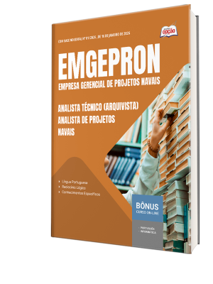 Apostila EMGEPRON 2026 - Analista de Projetos Navais - Analista Técnico (Arquivista)