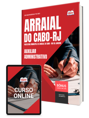 Apostila Prefeitura de Arraial do Cabo - RJ 2026 - Auxiliar Administrativo