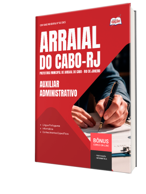 Apostila Prefeitura de Arraial do Cabo - RJ 2026 - Auxiliar Administrativo