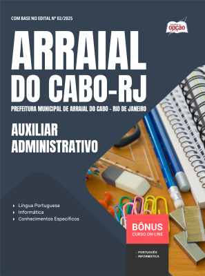 Apostila Prefeitura de Arraial do Cabo - RJ 2026 - Educador Social