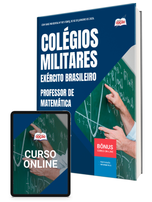 Apostila Colégio Militar 2026 - Professor de Matemática