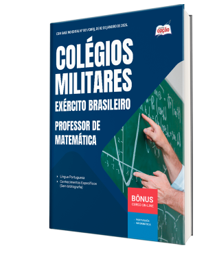 Apostila Colégio Militar 2026 - Professor de Matemática