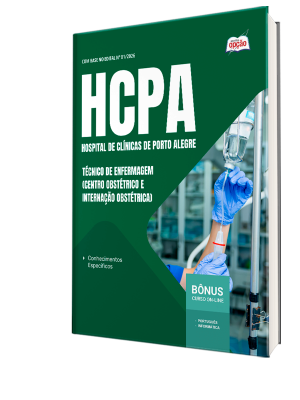 Apostila HCPA 2026 - Técnico de Enfermagem (Centro Obstétrico e Internação Obstétrica)