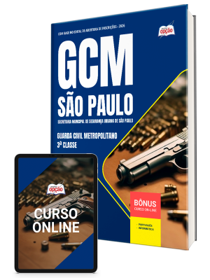Apostila GCM-São Paulo 2026 - Guarda Civil Metropolitano - 3ª Classe