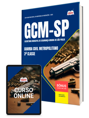 Apostila GCM-SP 2026 - Guarda Civil Metropolitano - 3ª Classe