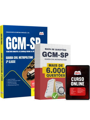 Apostila GCM-SP 2026 em PDF - Guarda Civil Metropolitano - 3ª Classe