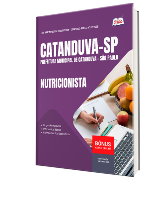 Apostila Prefeitura de Catanduva - SP 2026 - Nutricionista