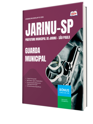 Apostila Prefeitura de Jarinu - SP 2026 - Guarda Municipal