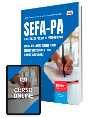 Apostila SEFA-PA 2026 - Comum aos Cargos Auditor Fiscal de Receitas Estaduais e Fiscal de Receitas Estaduais