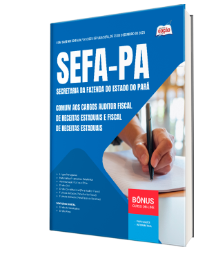 Apostila SEFA-PA 2026 - Comum aos Cargos Auditor Fiscal de Receitas Estaduais e Fiscal de Receitas Estaduais