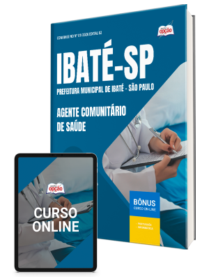 Apostila Prefeitura de Ibaté - SP 2026 - Agente Comunitário de Saúde