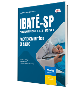Apostila Prefeitura de Ibaté - SP 2026 - Agente Comunitário de Saúde
