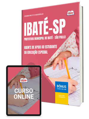 Apostila Prefeitura de Ibaté - SP 2026 - Agente de Apoio ao Estudante da Educação Especial