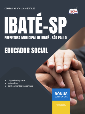Apostila Prefeitura de Ibaté - SP 2026 - Educador Social