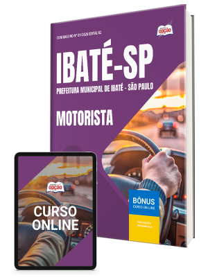 Apostila Prefeitura de Ibaté - SP 2026 - Motorista