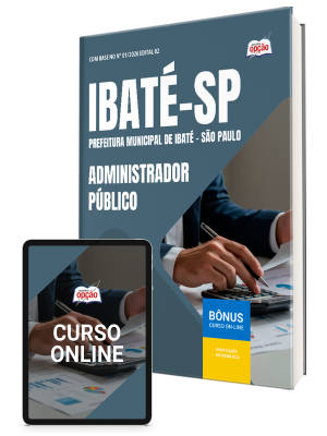 Apostila Prefeitura de Ibaté - SP 2026 - Administrador Público