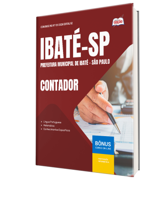 Apostila Prefeitura de Ibaté - SP 2026 - Contador