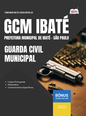 Apostila Prefeitura de Ibaté - SP 2026 - Guarda Civil Municipal