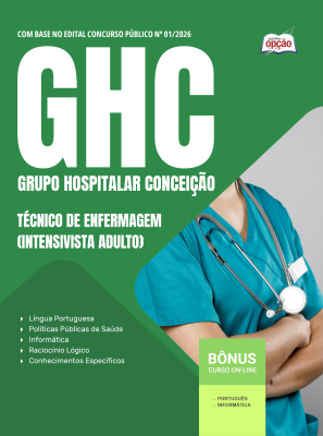 Apostila GHC-RS 2026 - Técnico de Enfermagem (Intensivista Adulto)