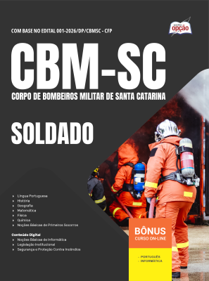 Apostila CBM-SC 2026 - Curso de Formação de Praças/Soldados