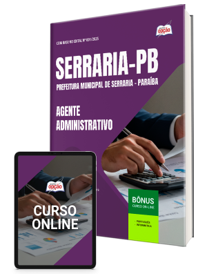 Apostila Prefeitura de Serraria-PB 2026 - Agente Administrativo
